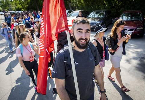 Lietuvos kartvelas Niko pėsčias i&scaron; Vilniaus i&scaron;ėjo į Tbilisį