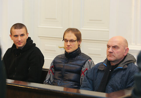 Iš kairės: Benas Juodris, Audrius Skėris, Arikas Pastuškovas