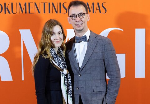 Vytautas Kernagis jaunesnysis su mylimąja Indre