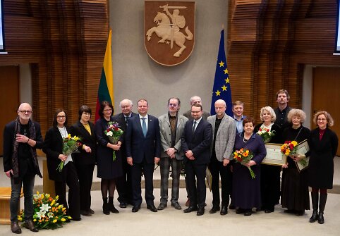 Vyriausybės kultūros ir meno premijų įteikimo ceremonija
