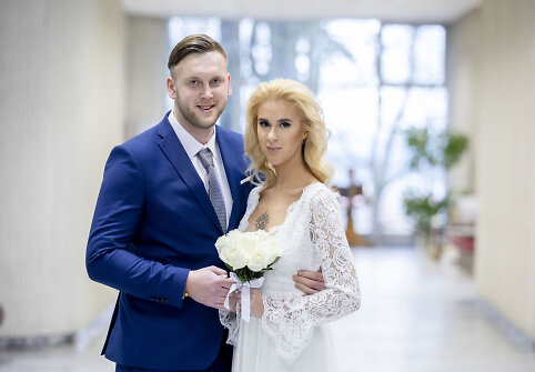 Kornelijaus Timofejevo ir Dovilės Lučiūnaitės vestuvių akimirka
