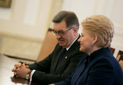Dalia Grybauskaitė ir Algirdas Butkevičius