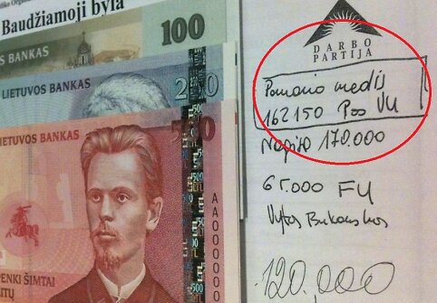 Darbo partijos juodosios buhalterijos byla (fotomontažas).