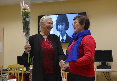 Jubiliejiniame vakare pagerbta aktorė ir režisierė Elena Savukynaitė