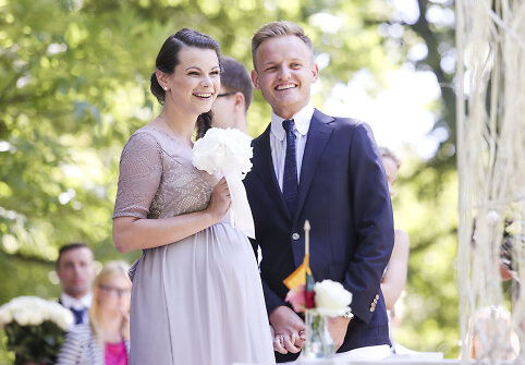 Laura Bagdžiūnaitė ir &Scaron;arūnas Mazalas 