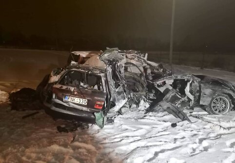 BMW avarija prie Kretingos