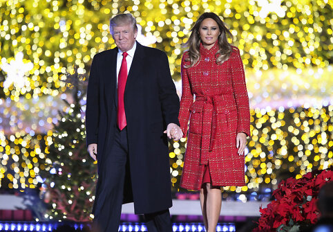 Donaldas Trumpas ir Melania Trump