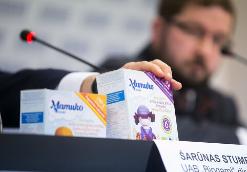 Spaudos konferencijos akimirka