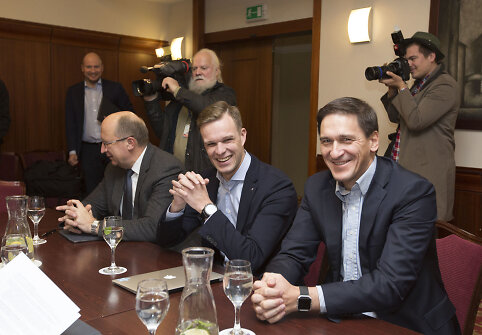 Valstiečiai-žalieji susitiko konsultacijų su konservatoriais