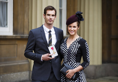 Andy Murray ir Kim Sears