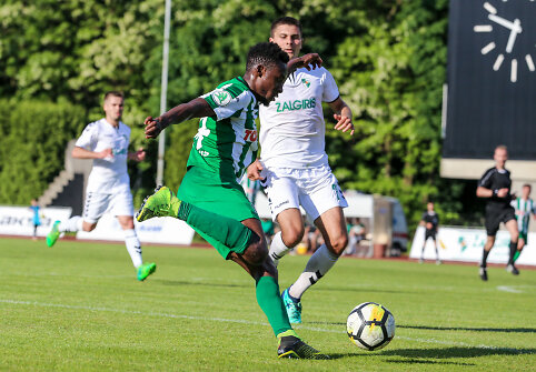 A lygos futbolo rungtynės : &bdquo;Kauno Žalgiris&ldquo; prie&scaron; Vilniaus Žalgirį