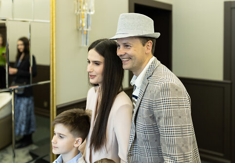 Nerijus Ju&scaron;ka su &scaron;eima