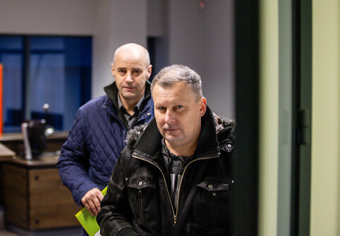 Linas Tarnauskas ir Gintaras Milčius teisme