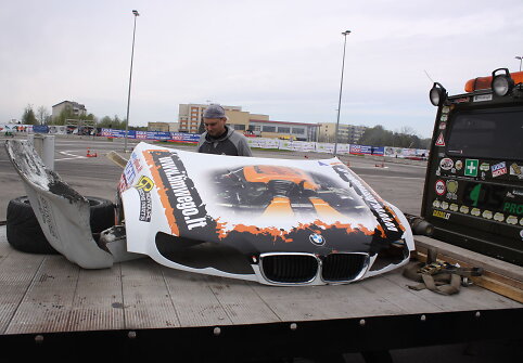 Andriaus Vasiliausko automobilis po avarijos