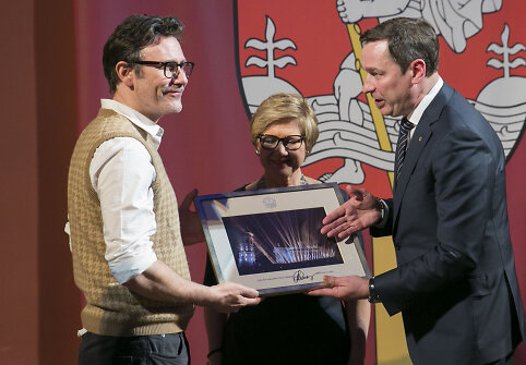 Michelis Hazanavicius, Vida Rama&scaron;kienė ir Artūras Zuokas