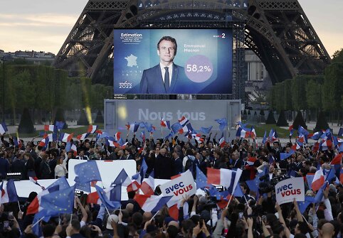 Emmanuelis Macronas laimėjo prezidento rinkimus