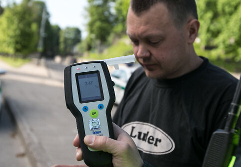 Gegužės 22 d. rytinis policijos reidas Vilniuje