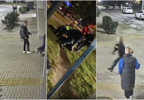 Vaizdo stebėjimo kameromis užfiksuota, kaip paaugliai Kaune niokoja daugiabučio turtą