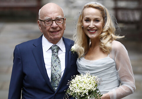 Rupertas Murdochas ir Jerry Hall