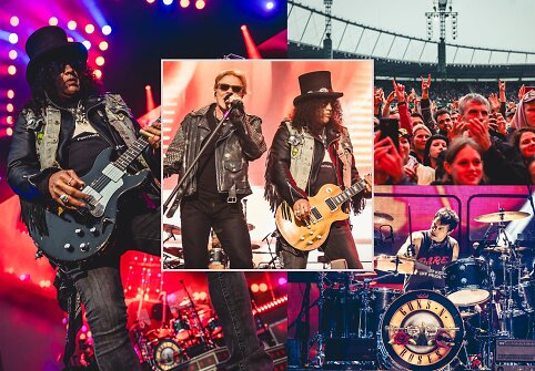 &bdquo;Guns N&rsquo; Roses&ldquo; koncerto Kaune akimirkos