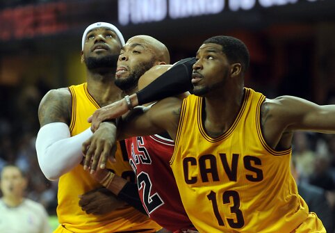 LeBronas Jamesas, Taj Gibsonas ir Tristanas Thompsonas