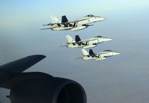&bdquo;F-18E Super Hornet&ldquo; naikintuvai 