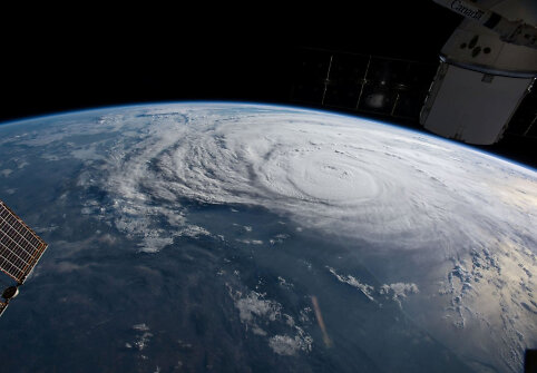 NASA i&scaron; kosmoso nufilmavo Ameriką nusiaubusį uraganą Harvey