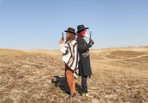 &bdquo;Flying Saucer Gang&ldquo; vaizdo klipo filmavimo užkulisiai