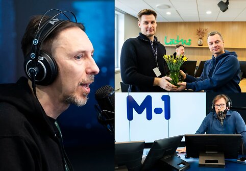 M-1 ir &bdquo;Lietus&ldquo; laidų vedėjai 