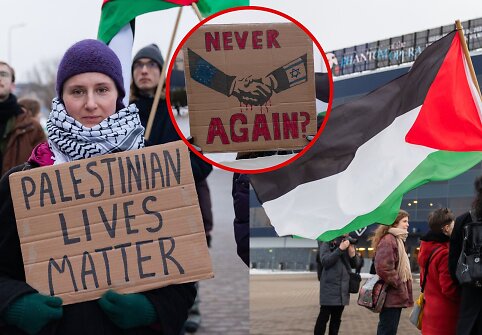 Protestas prie&scaron; Eurovizijos nacionalinės atrankos finalą