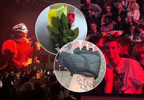 Dainiaus Frišmanto akimirkos iš Lady Gagos koncerto Stokholme