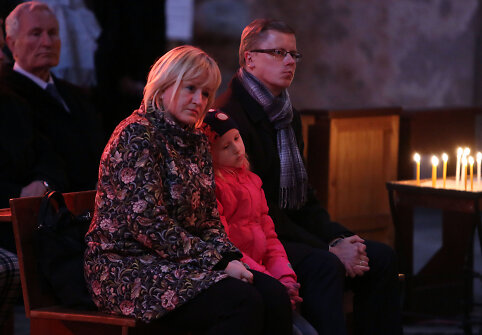 Andrius Kupčinskas su žmona Jurgita