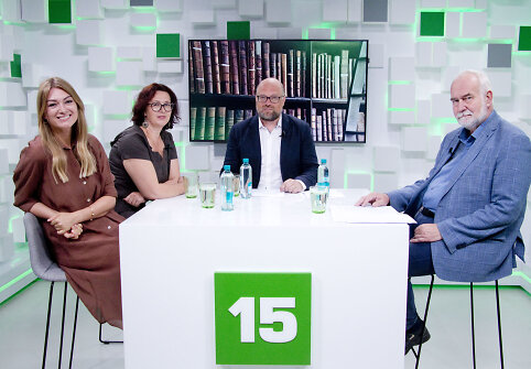 15min studijoje &ndash; pokalbis apie skaitomiausias knygas bibliotekose