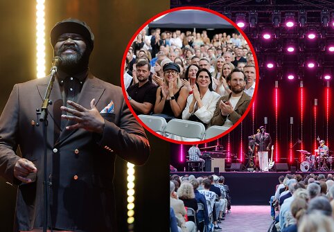 „Grammy“ laureatas Gregory Porteris su grupe surengė koncertą Vilniuje