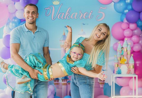 Eglės Straleckaitės-Domarkienės dukros Vakarės 5-asis gimtadienis