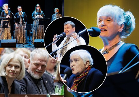 Valstybinio jaunimo teatro scenoje suskambėjo legendiniai aktorių balsai