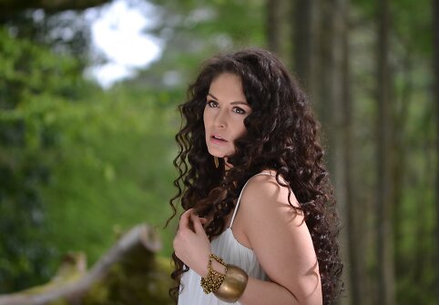 Alicija savo klipo filmavime
