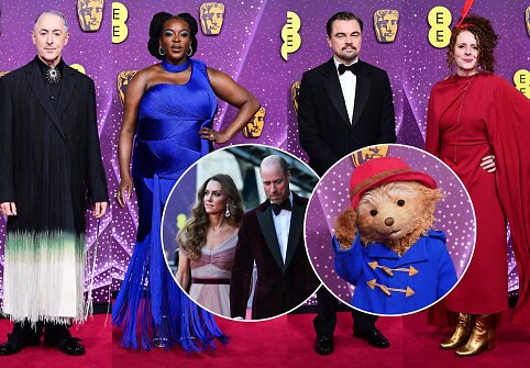 BAFTA raudono kilimo žvaigždės