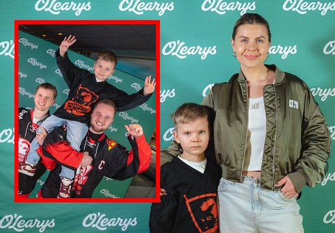Inga Žuolytė su sūnumi