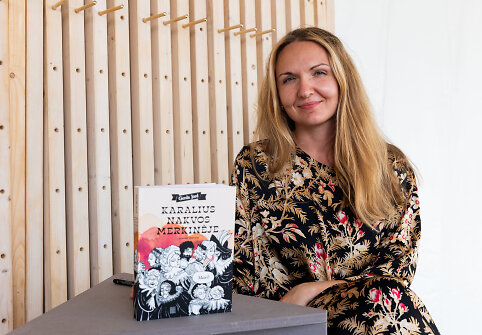 Gerdos Jord komikso &bdquo;Karalius nakvos Merkinėje&ldquo; pristatymas