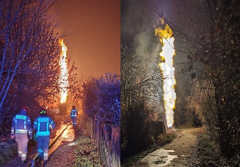 Dujų nuotėkio gaisras Krokuvoje