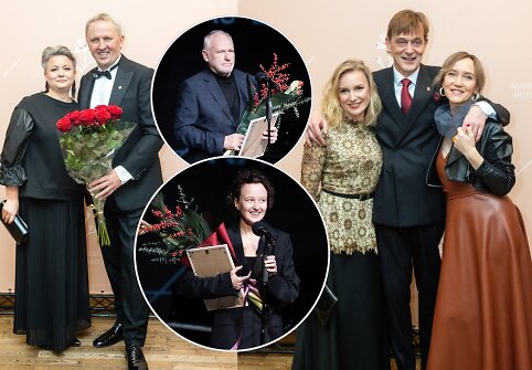 „Auksinės Teatro Rūtos šakelės“ ceremonijos akimirkos