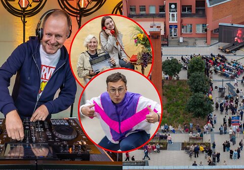 &Scaron;e&scaron;kinės atnaujintos centrinės aik&scaron;tės atidarymas