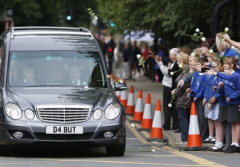 Nužudytos Didžiosios Britanijos parlamentarė Jo Cox laidotuvės