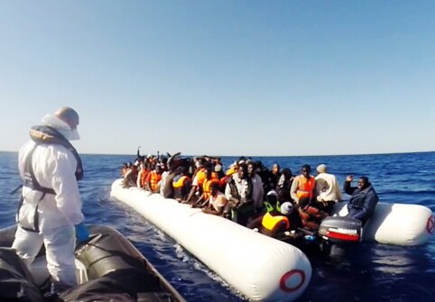 Migrantai Viduržemio jūroje