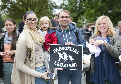 Vilniuje surengtas paramos pabėgėliams renginys