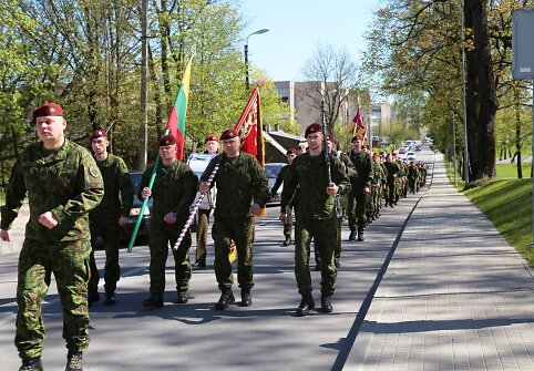 Raseinių mieste atkurta karių savanorių kuopa