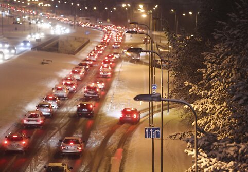 Vilniečiai gerai įvertino kelininkų darbą.