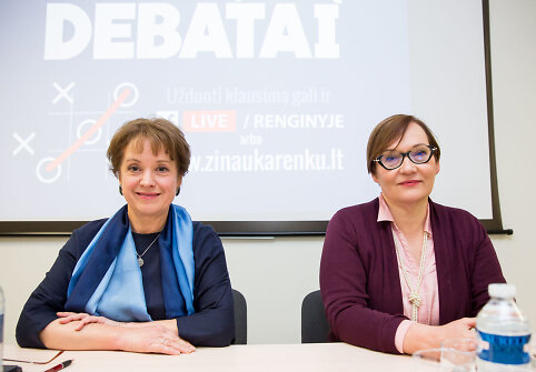 Au&scaron;ra Maldeikienė ir Vilija Aleknaitė-Abramikienė