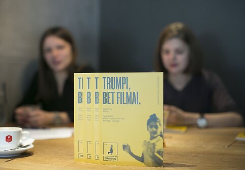Vilniaus tarptautinio trumpųjų filmų festivalio spaudos konferencija.